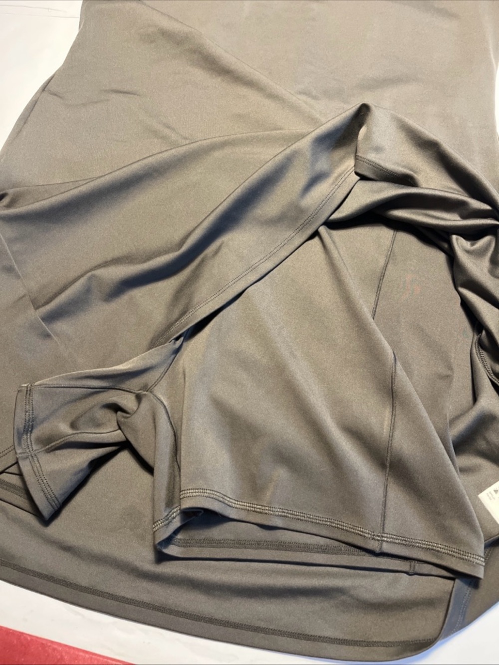Quince Ultra Form Active Dress Forest Gray XL Workout Built In Bra & Shorts - Picture 2 of 3